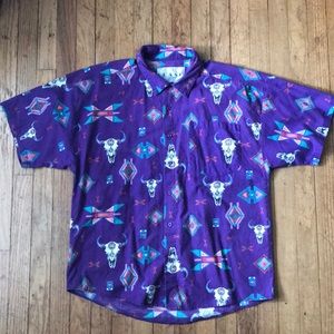 90’s vintage southwest button-down